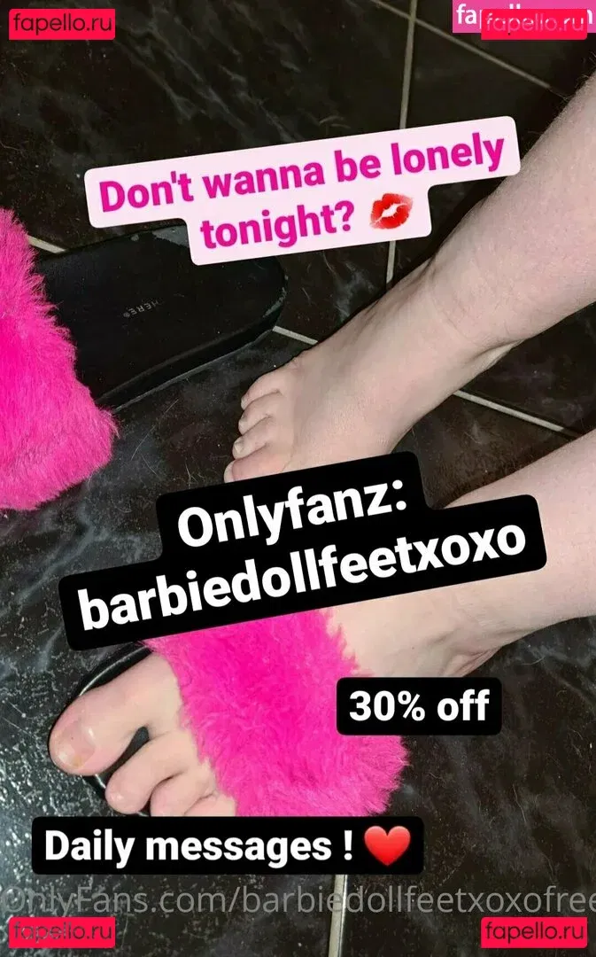 barbiedollfeetxoxofree Onlyfans Photo Gallery 
