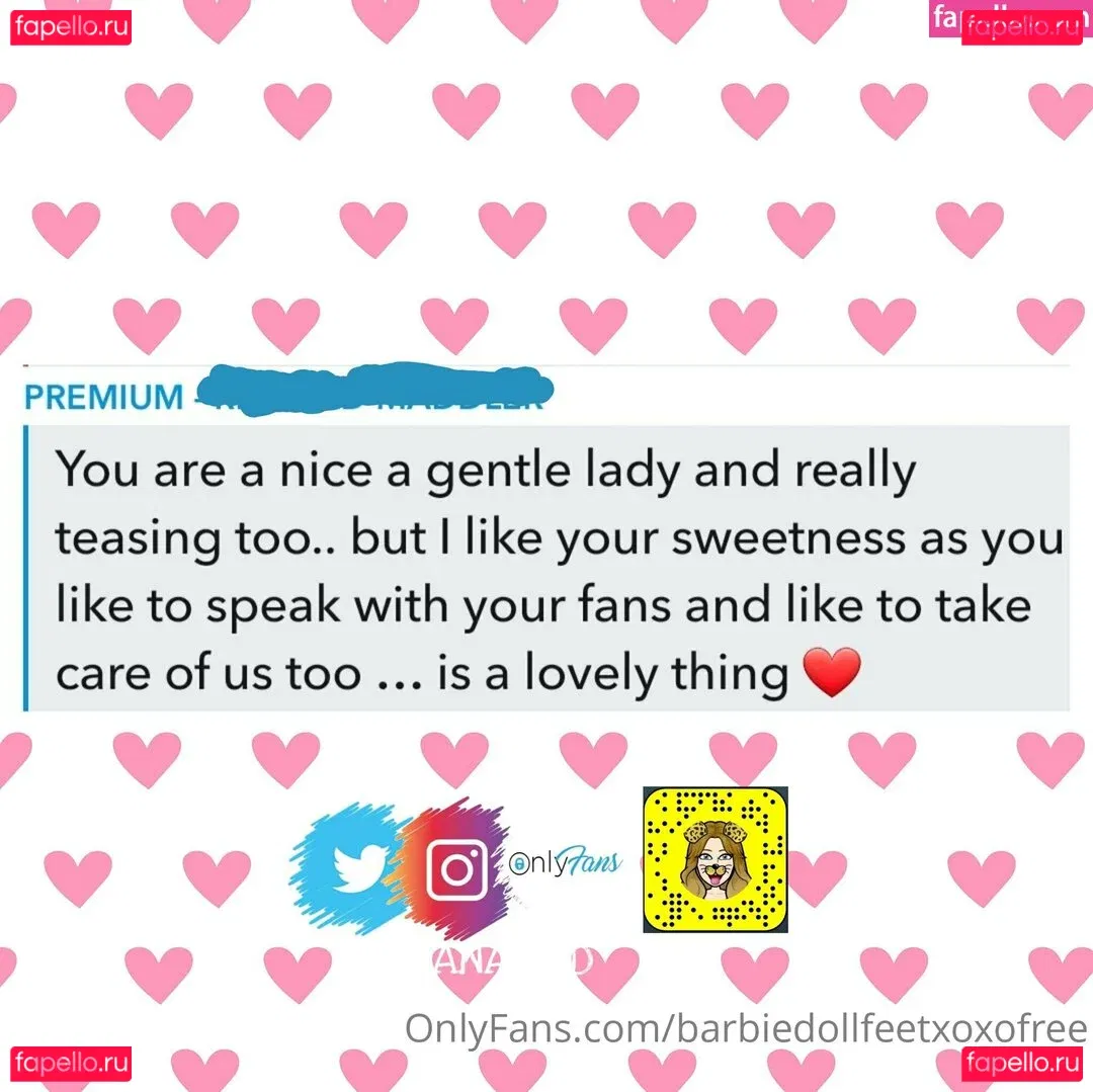 barbiedollfeetxoxofree Onlyfans Photo Gallery 