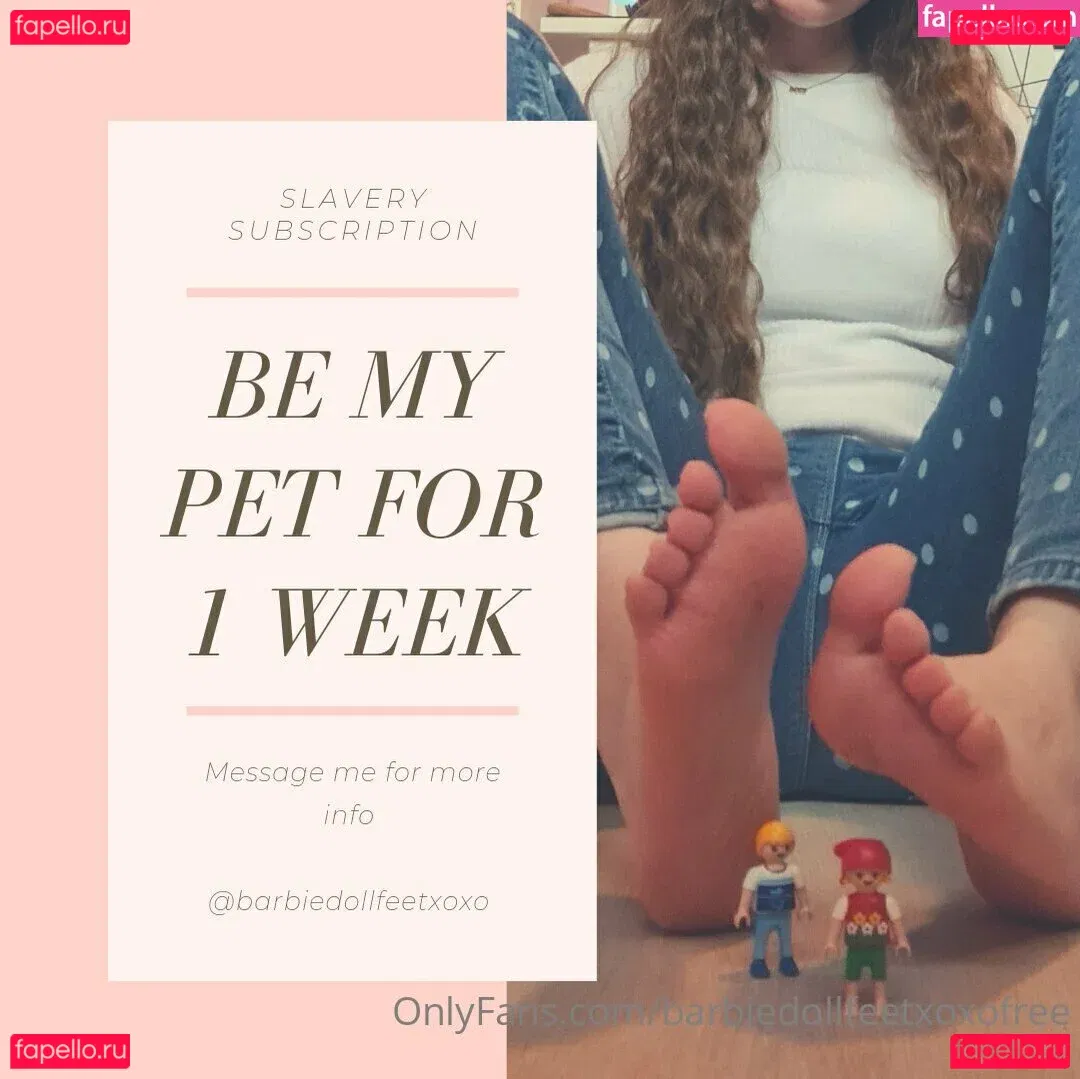 barbiedollfeetxoxofree Onlyfans Photo Gallery 