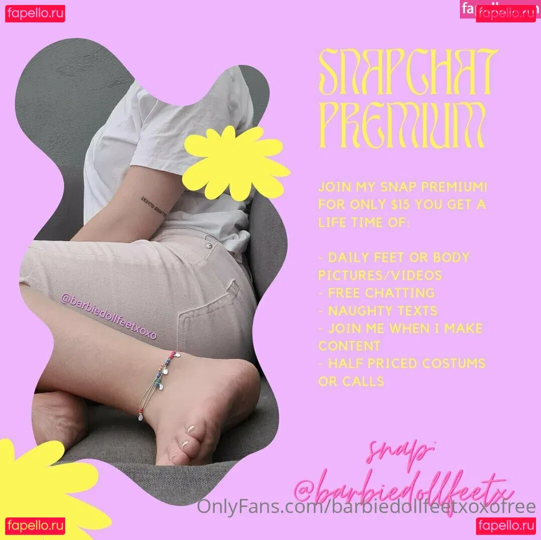 barbiedollfeetxoxofree Onlyfans Photo Gallery 