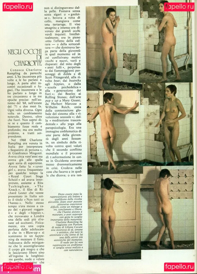 Charlotte Rampling Onlyfans Photo Gallery 