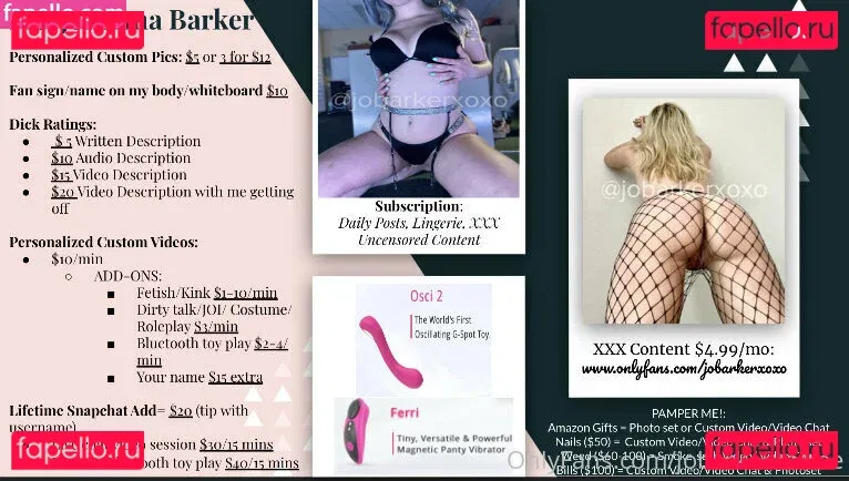 jobarkerxofree Onlyfans Photo Gallery 