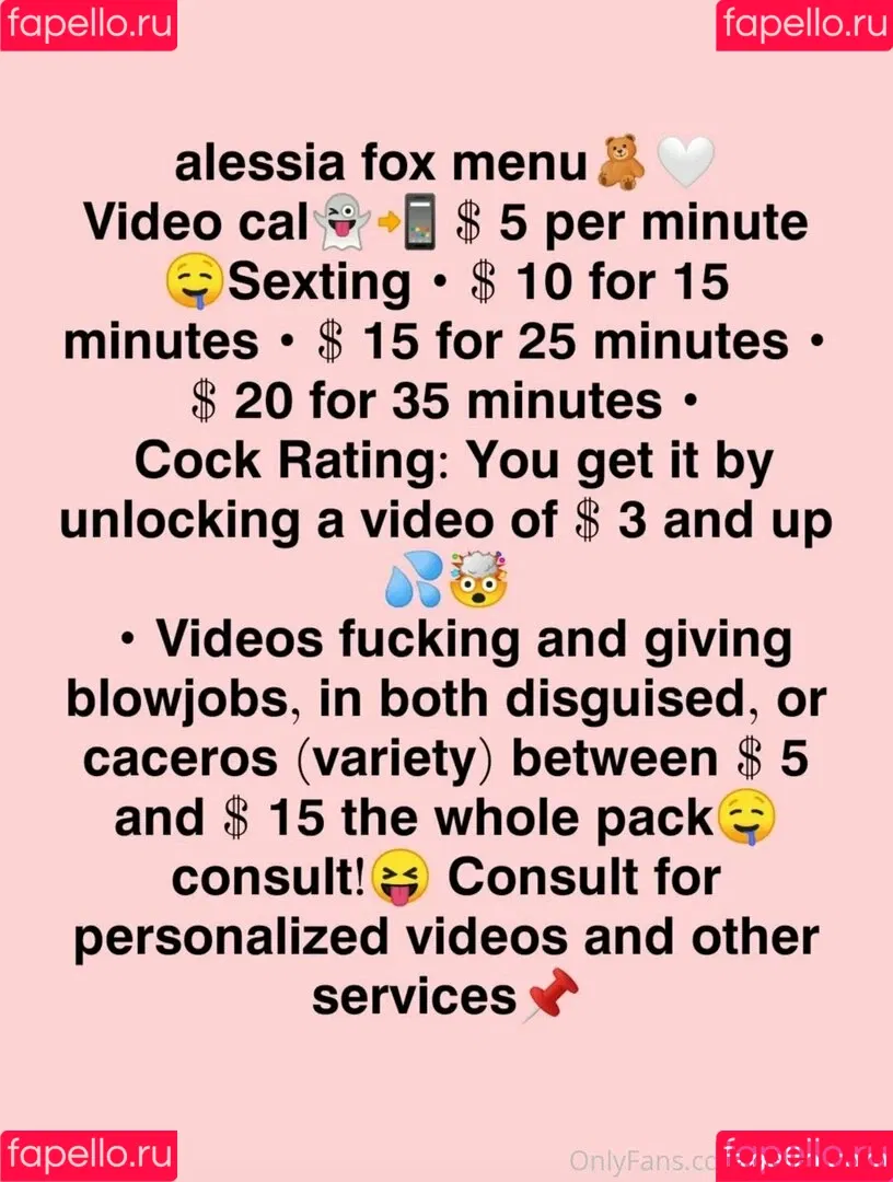 alessiafoxx Onlyfans Photo Gallery 