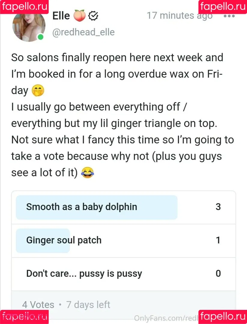redhead_elle_free Onlyfans Photo Gallery 