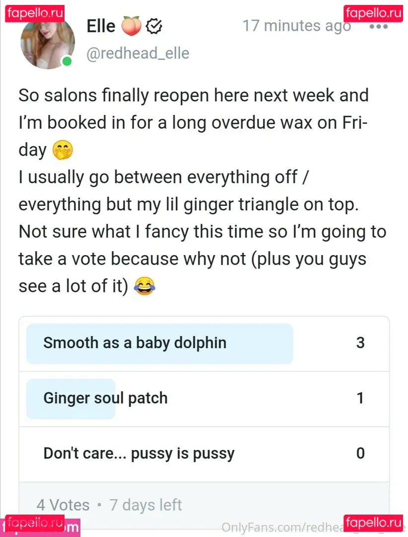 redhead_elle_free Onlyfans Photo Gallery 