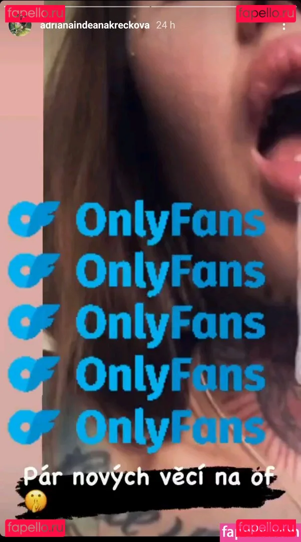 Adriana Indeana Kreckova Onlyfans Photo Gallery 