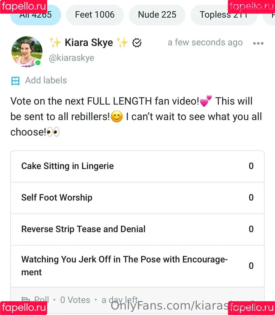 kiaraskyefree Onlyfans Photo Gallery 