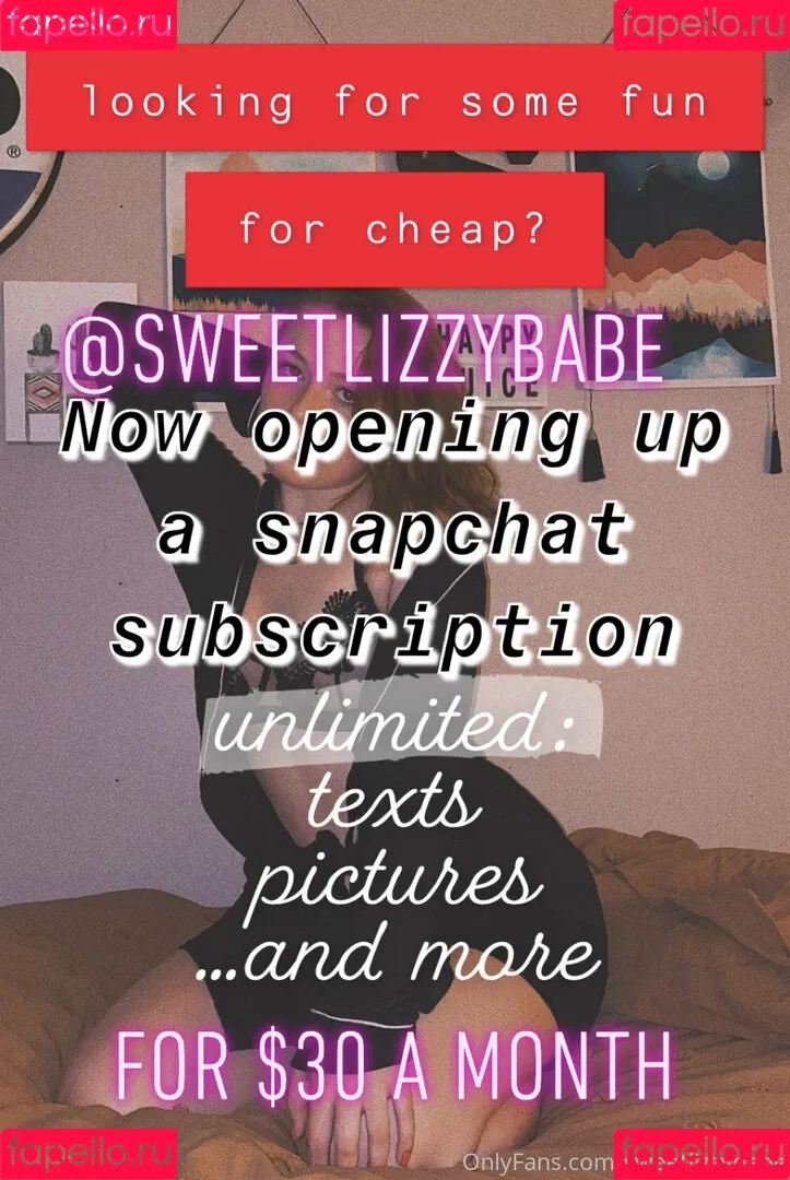 sweetlizzybabe Onlyfans Photo Gallery 