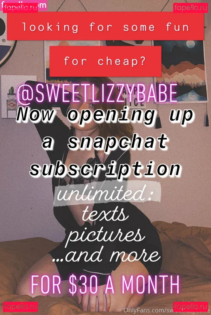 sweetlizzybabe Onlyfans Photo Gallery 
