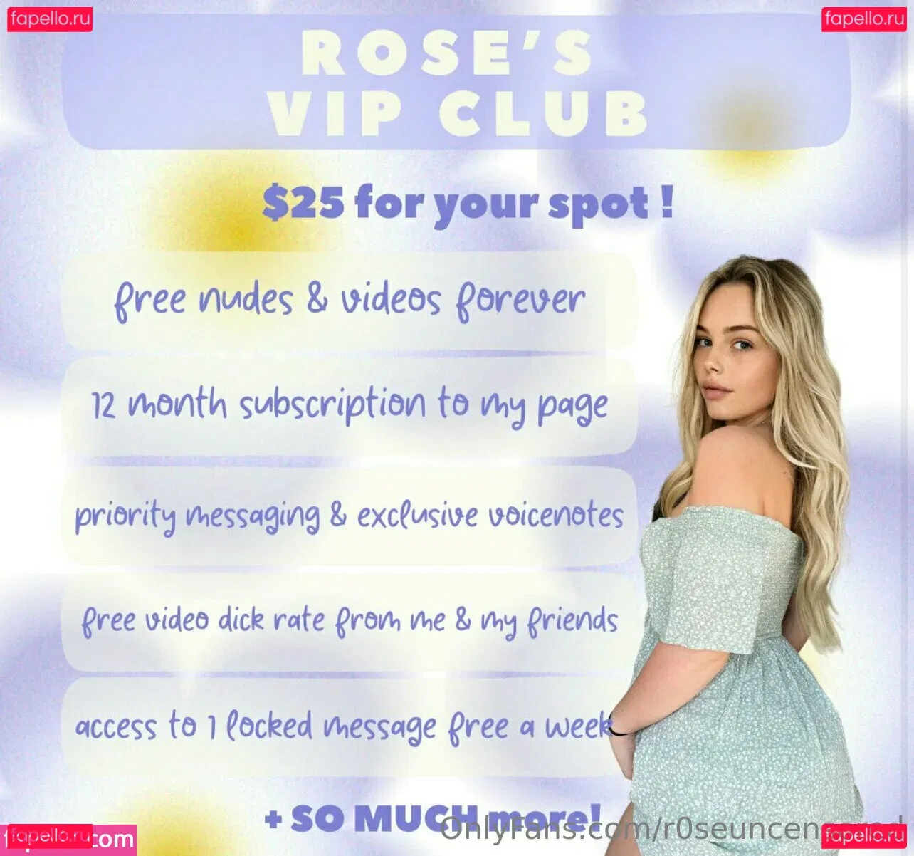 r0seuncensored Onlyfans Photo Gallery 