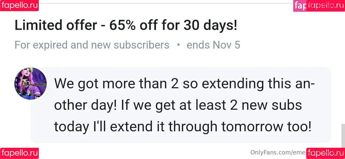 emeryfennecfree Onlyfans Photo Gallery 