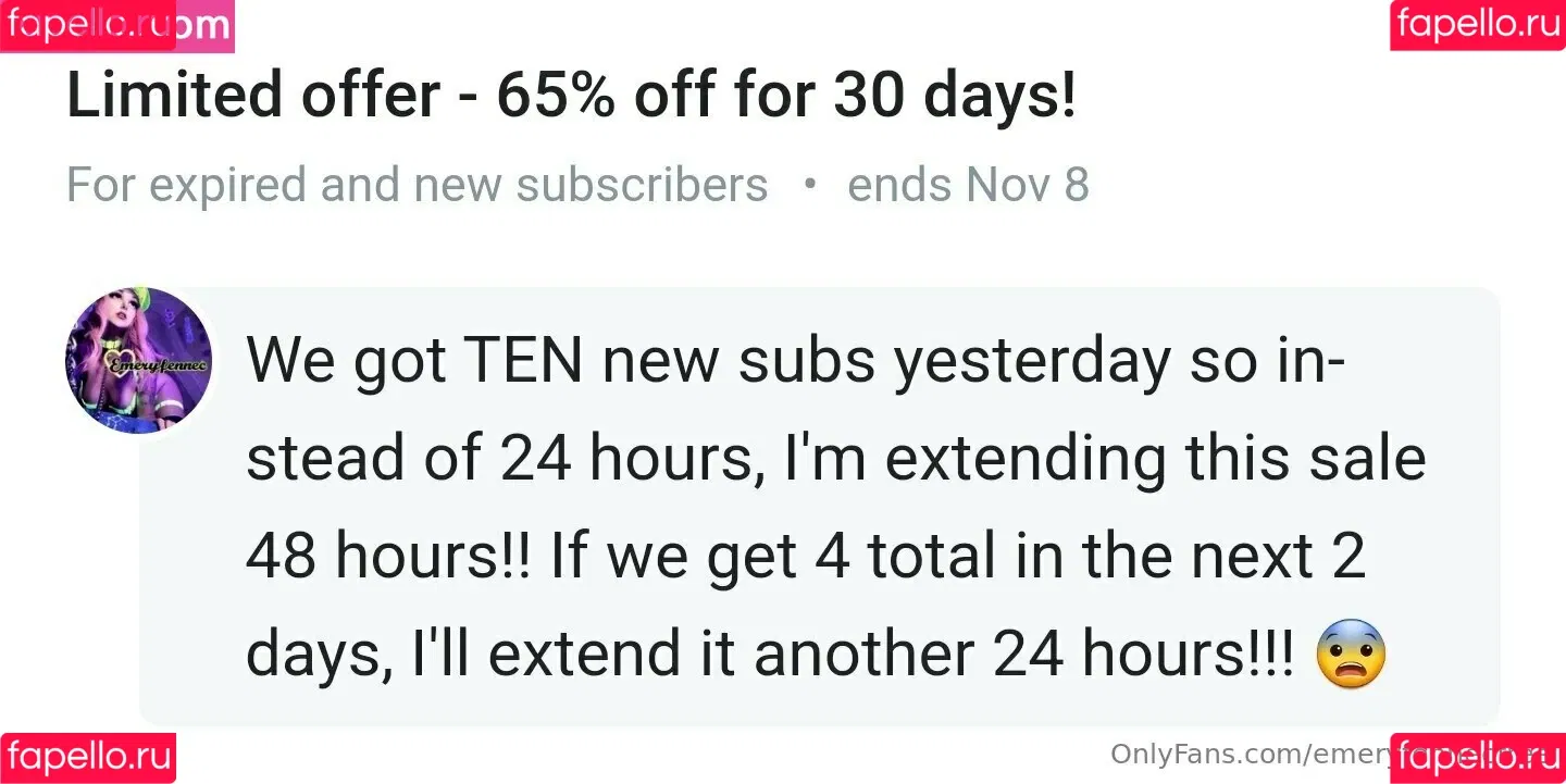 emeryfennecfree Onlyfans Photo Gallery 