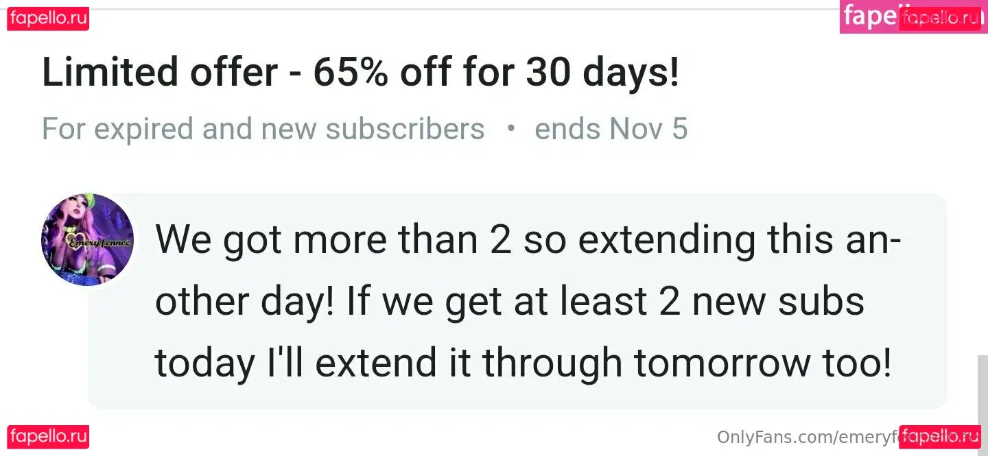 emeryfennecfree Onlyfans Photo Gallery 