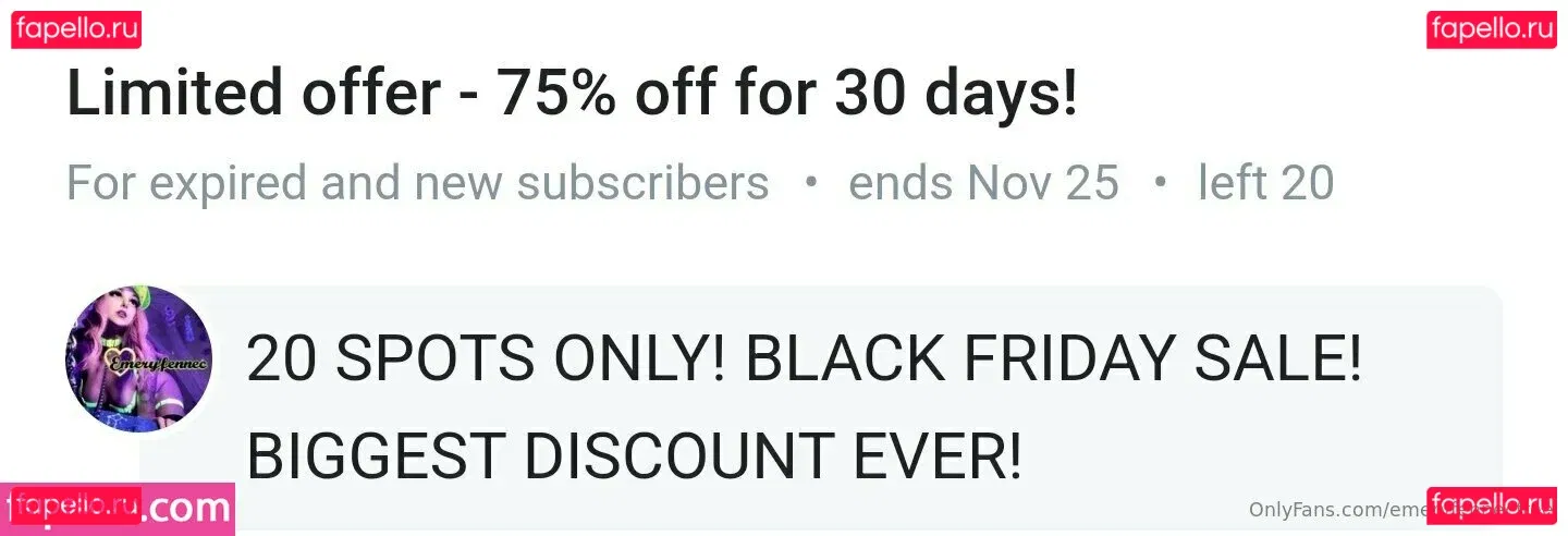 emeryfennecfree Onlyfans Photo Gallery 