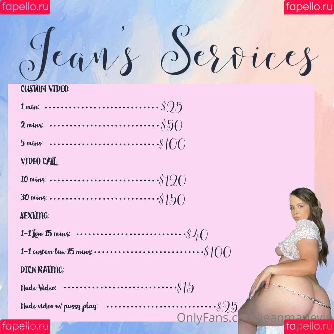 jeanmarieexo2 Onlyfans Photo Gallery 