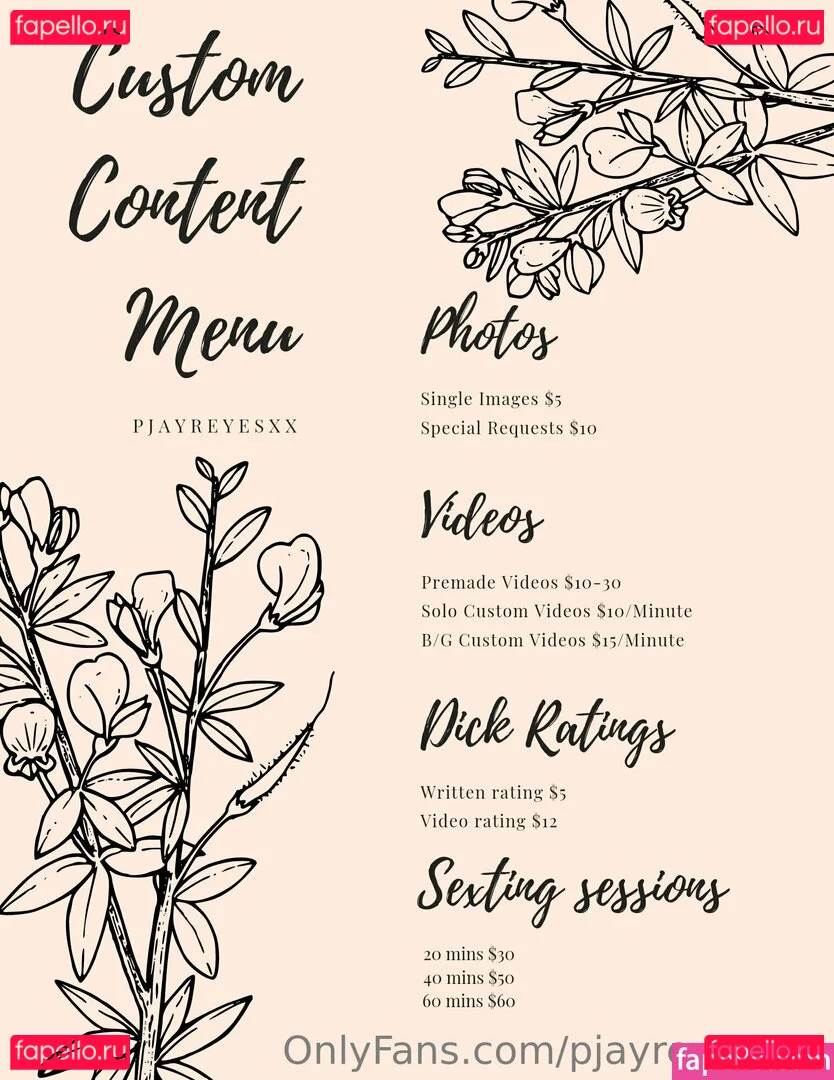 pjayreyesxxx Onlyfans Photo Gallery 