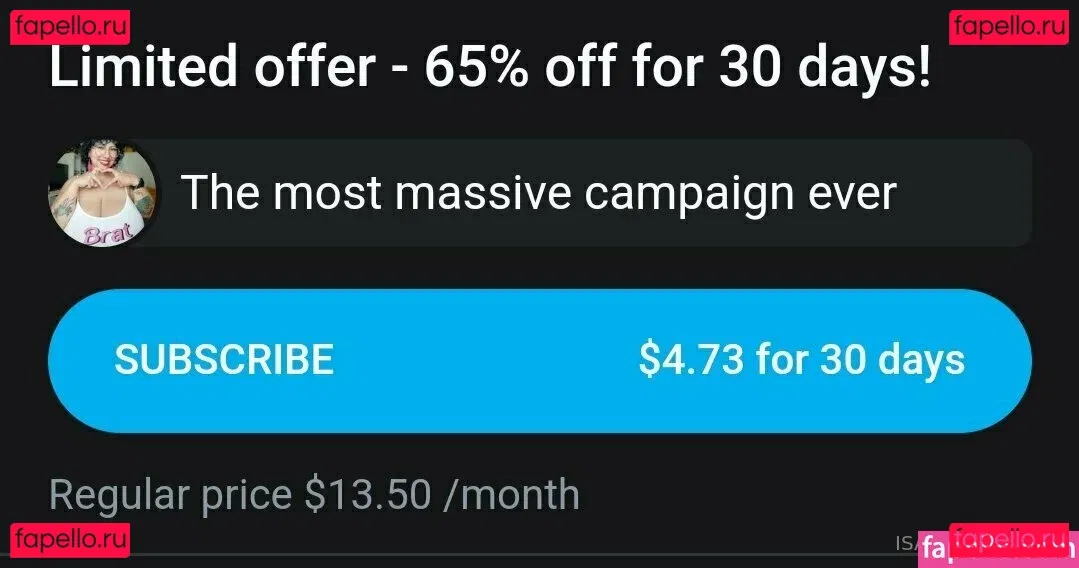 isaluvbbwfree Onlyfans Photo Gallery 