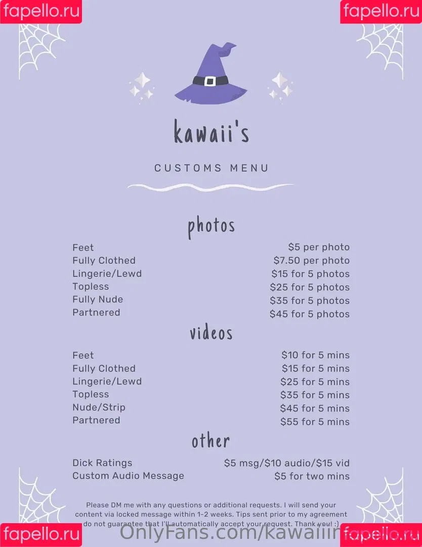 kawaiiinquisitor Onlyfans Photo Gallery 