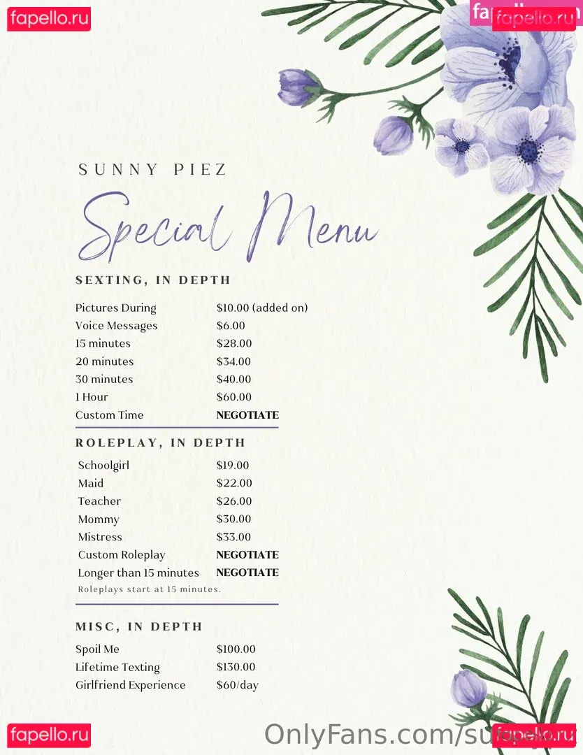 sunnypz Onlyfans Photo Gallery 