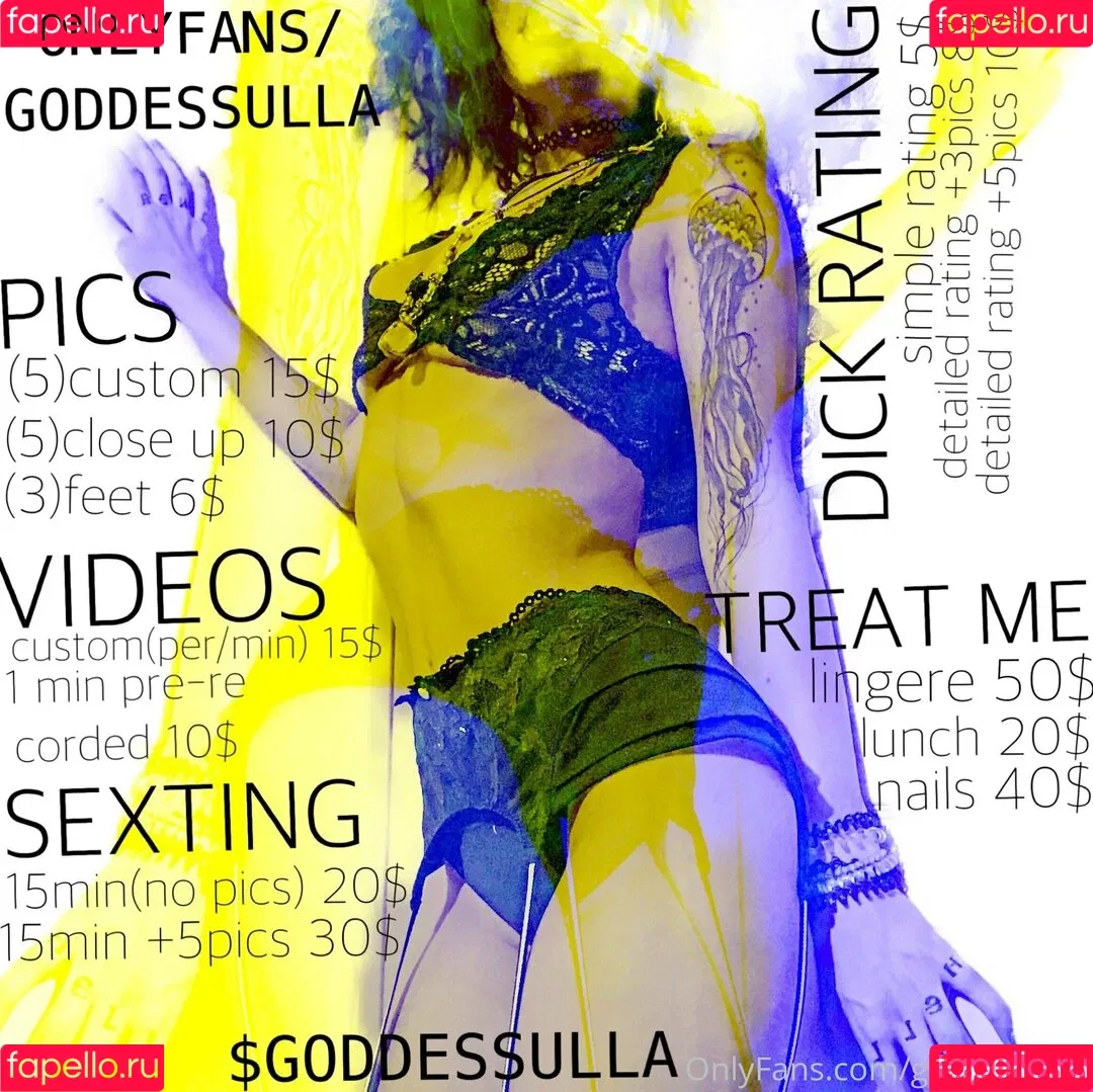 goddessulla Onlyfans Photo Gallery 