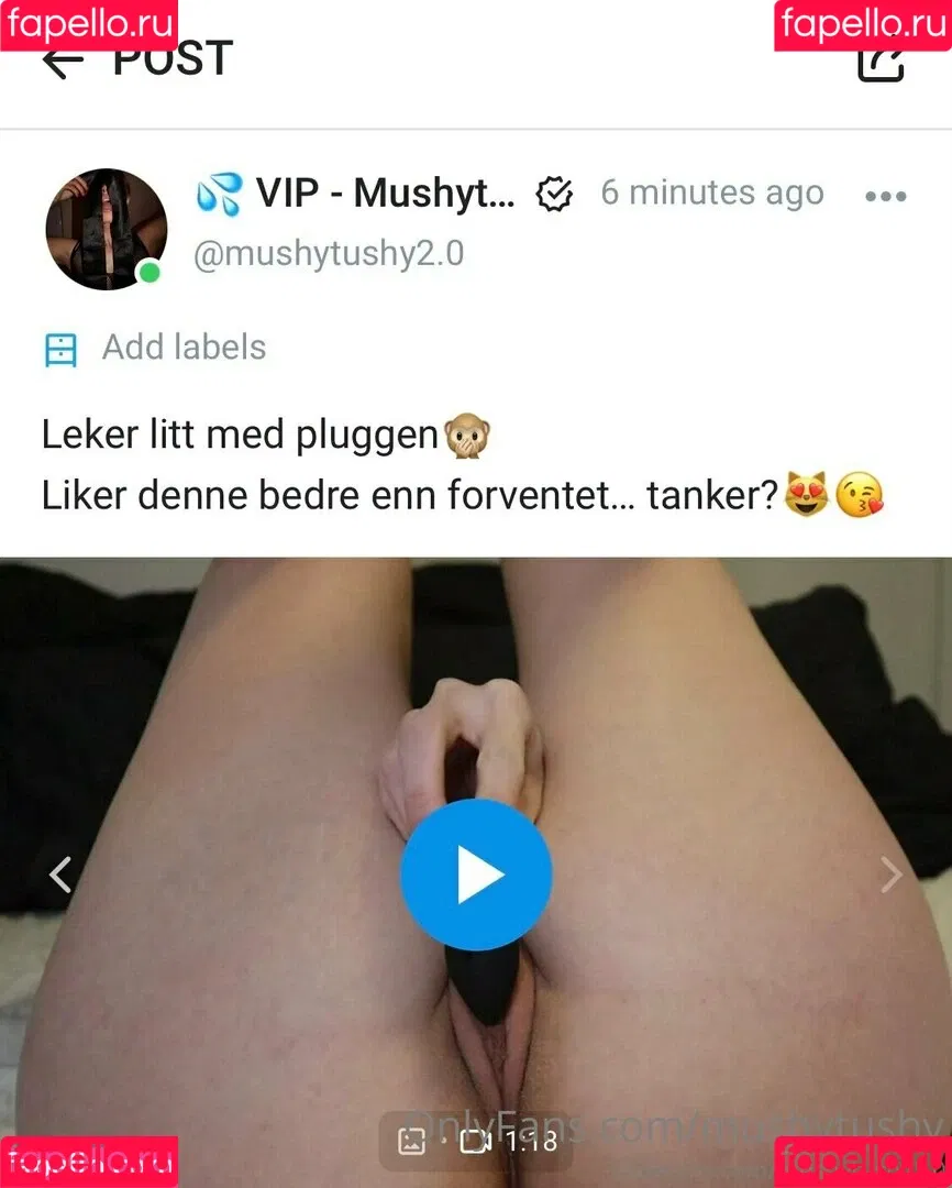 mushytushy Onlyfans Photo Gallery 