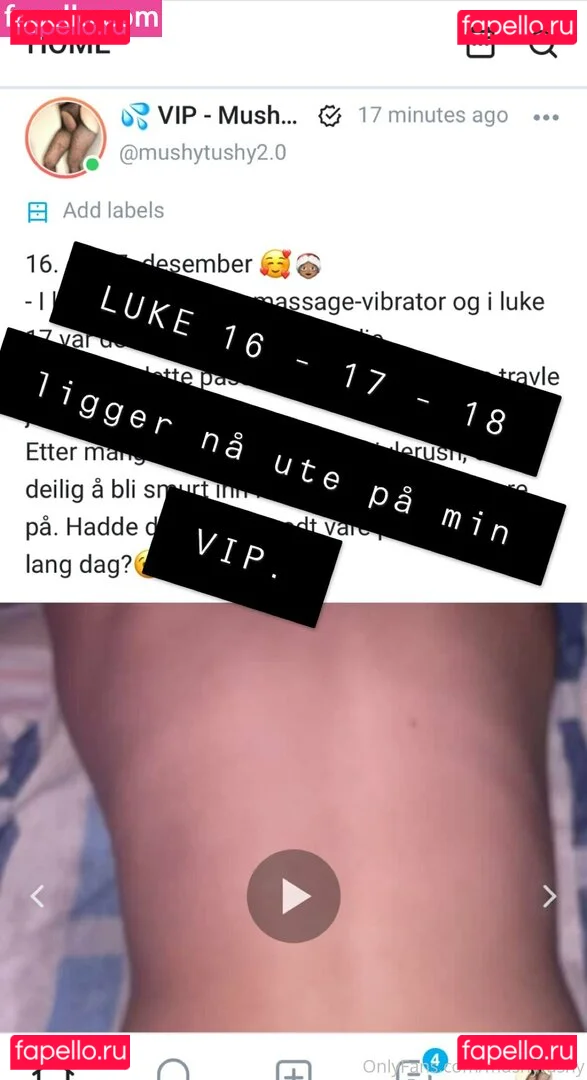 mushytushy Onlyfans Photo Gallery 