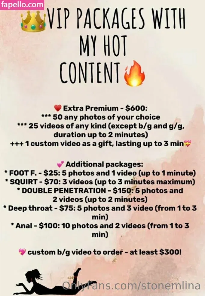 stonemlina Onlyfans Photo Gallery 