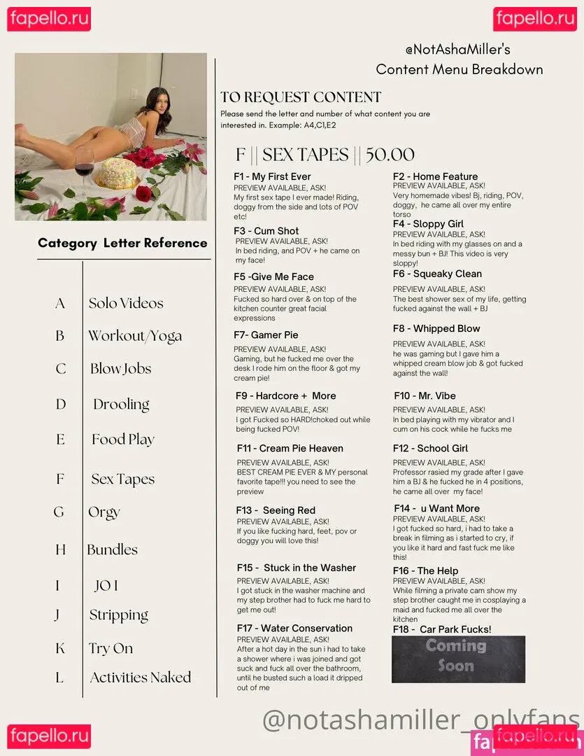 Notashamiller Onlyfans Photo Gallery 