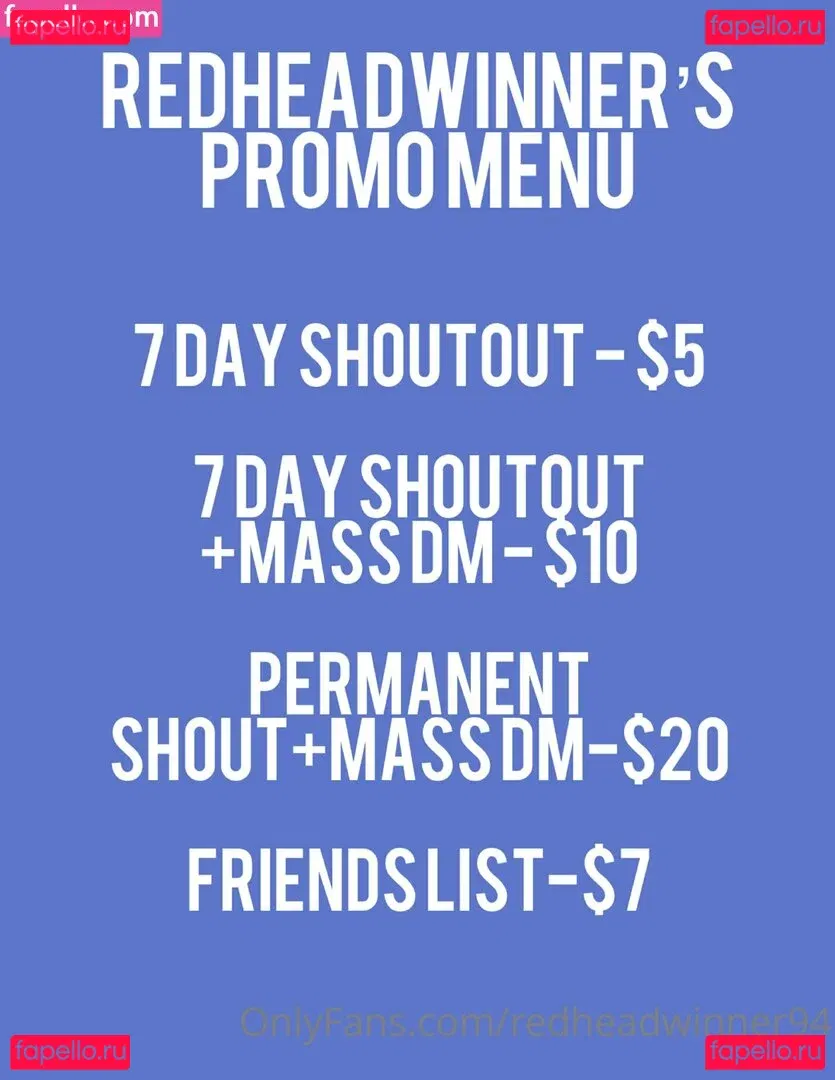 redheadwinner94 Onlyfans Photo Gallery 