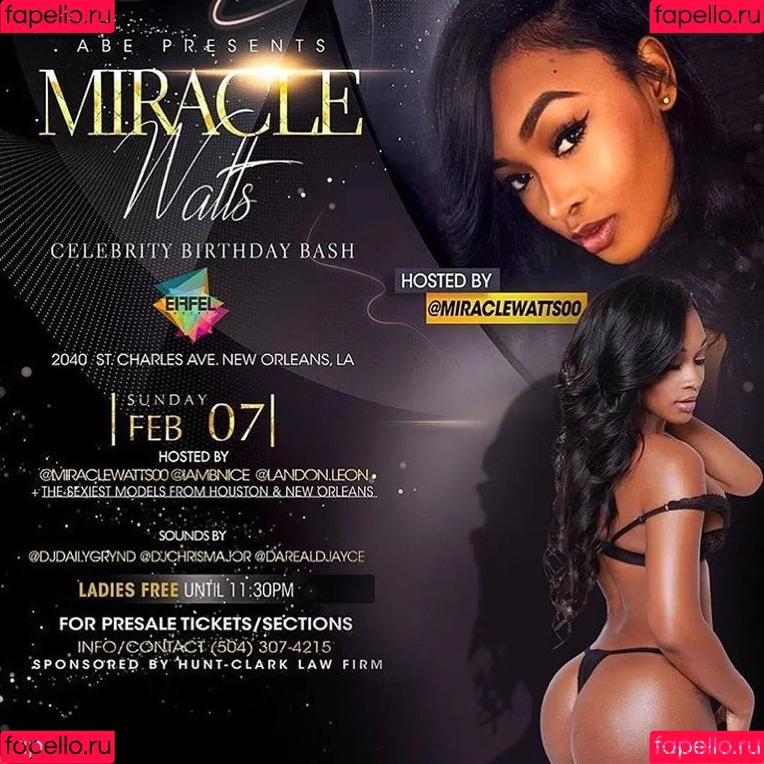 Miracle Watts Onlyfans Photo Gallery 
