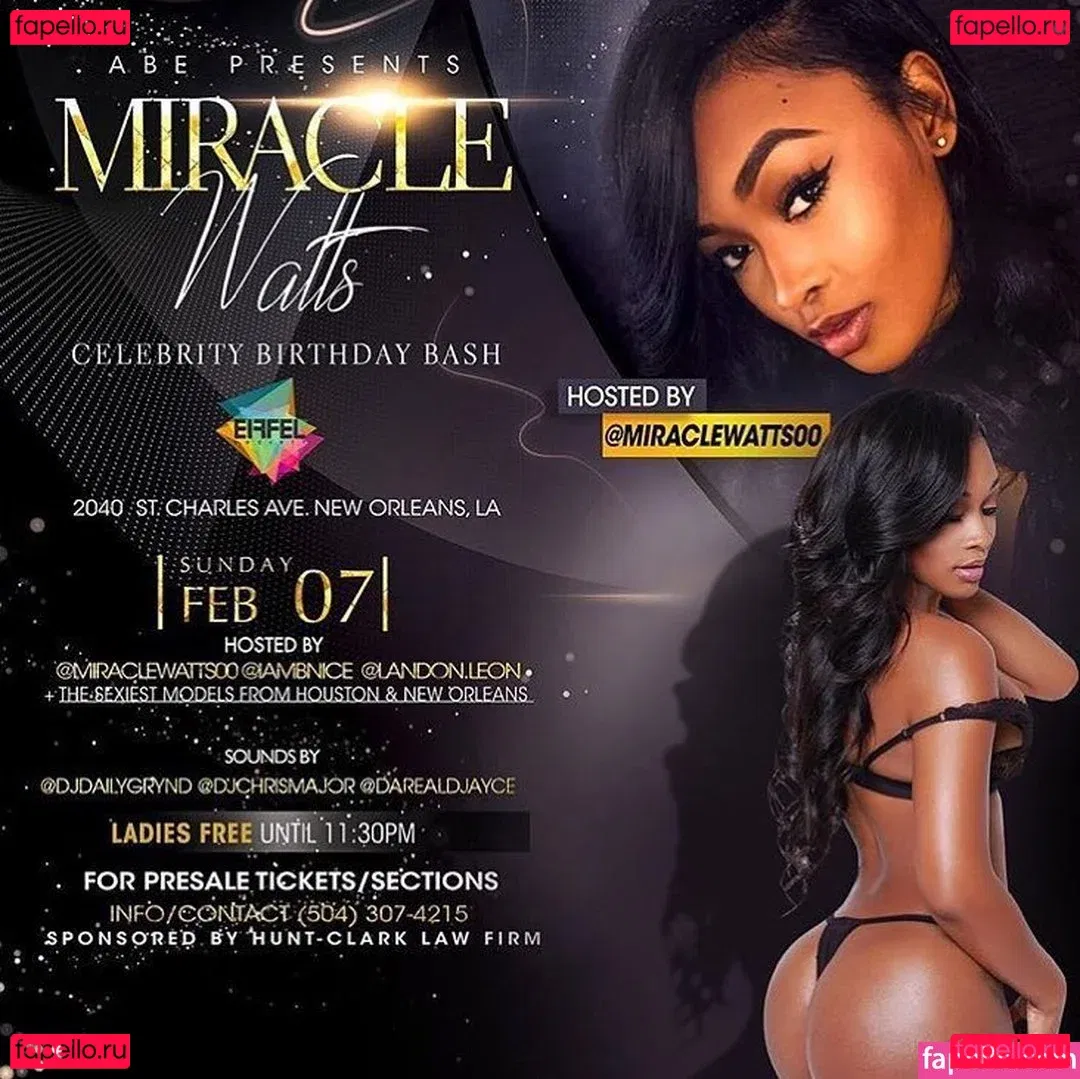 Miracle Watts Onlyfans Photo Gallery 