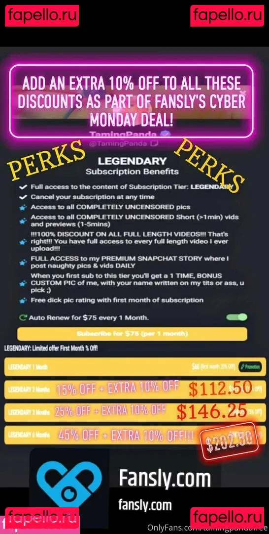 tamingpandafree Onlyfans Photo Gallery 