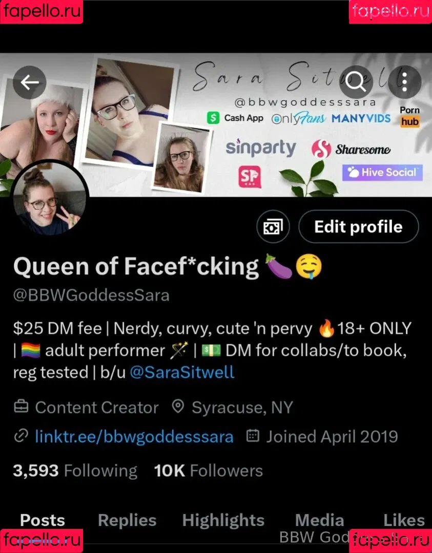 bbwgoddesssara Onlyfans Photo Gallery 
