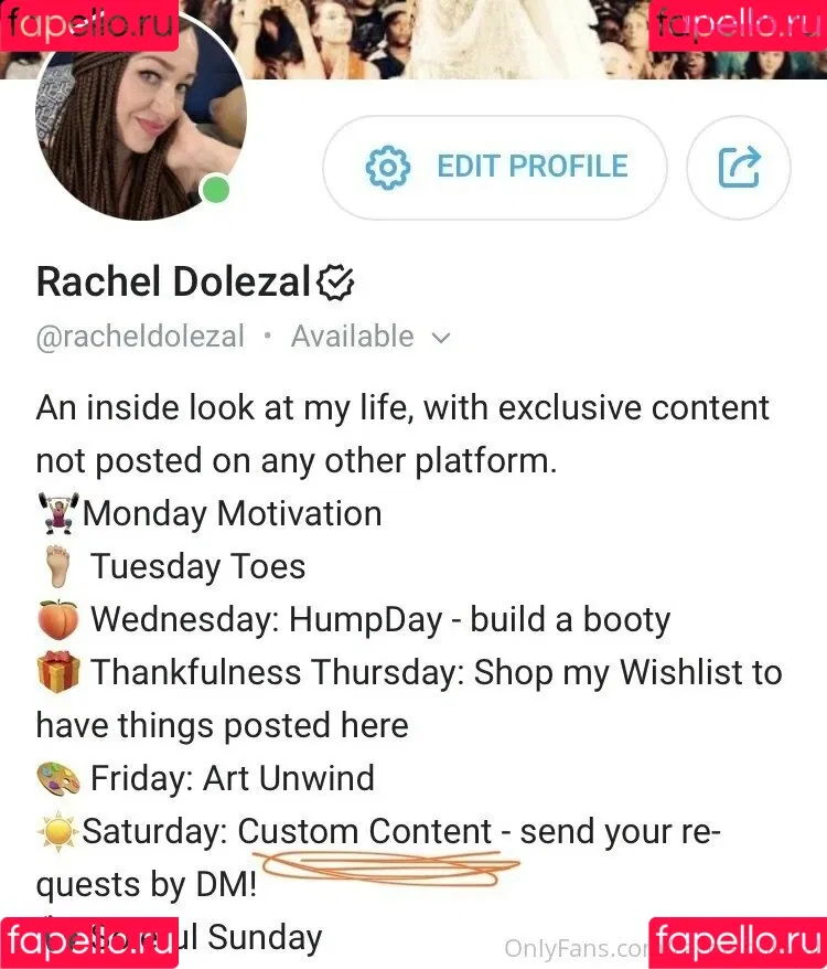 racheldolezal Onlyfans Photo Gallery 