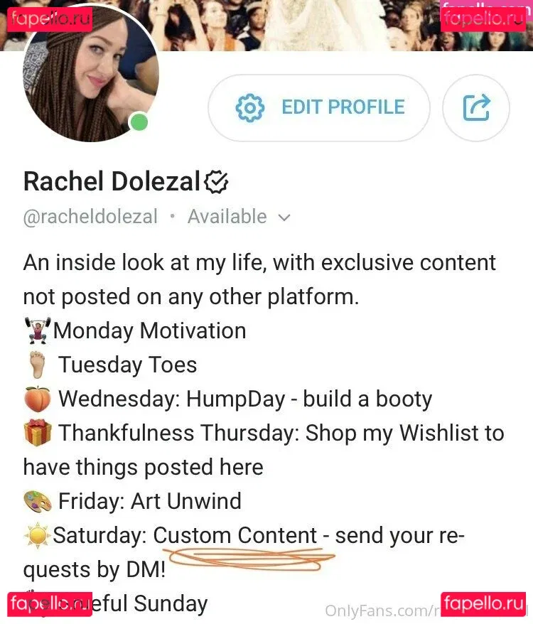 racheldolezal Onlyfans Photo Gallery 