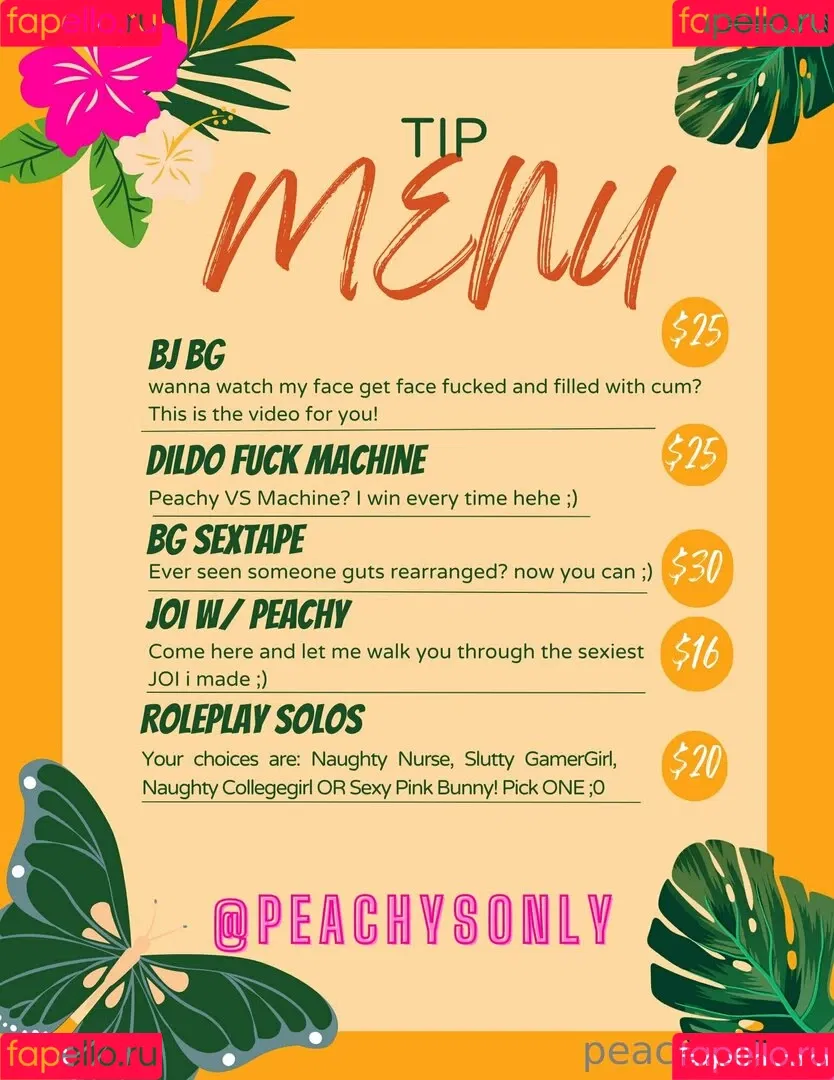 peachysonly Onlyfans Photo Gallery 