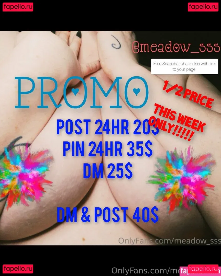 meadow_sss Onlyfans Photo Gallery 