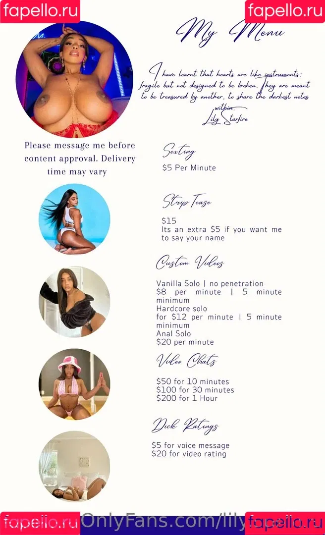 Lily Starfire Onlyfans Photo Gallery 