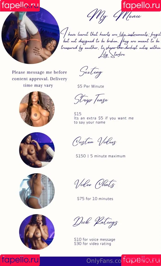 Lily Starfire Onlyfans Photo Gallery 