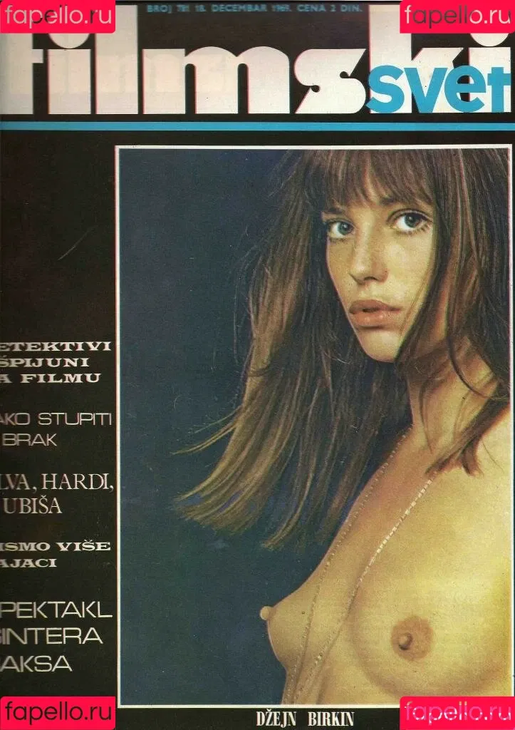 Jane Birkin Onlyfans Photo Gallery 