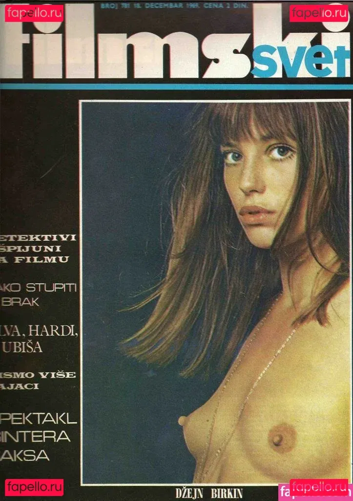 Jane Birkin Onlyfans Photo Gallery 