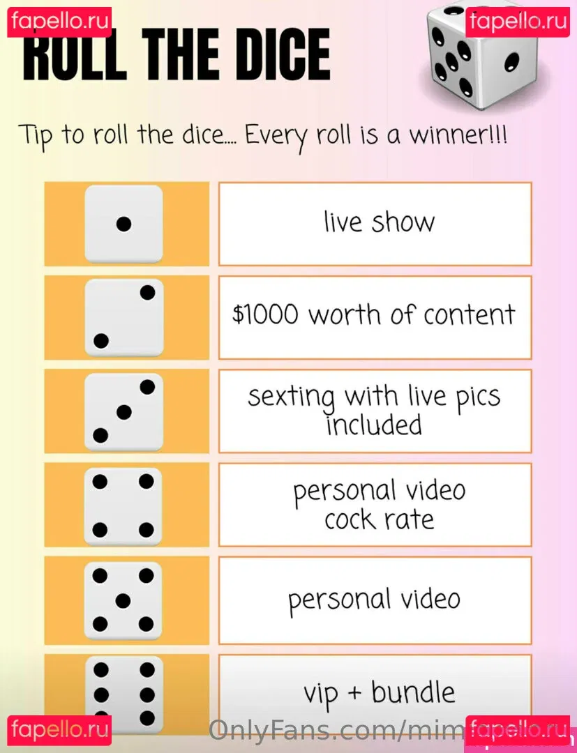 Mimisweet Onlyfans Photo Gallery 