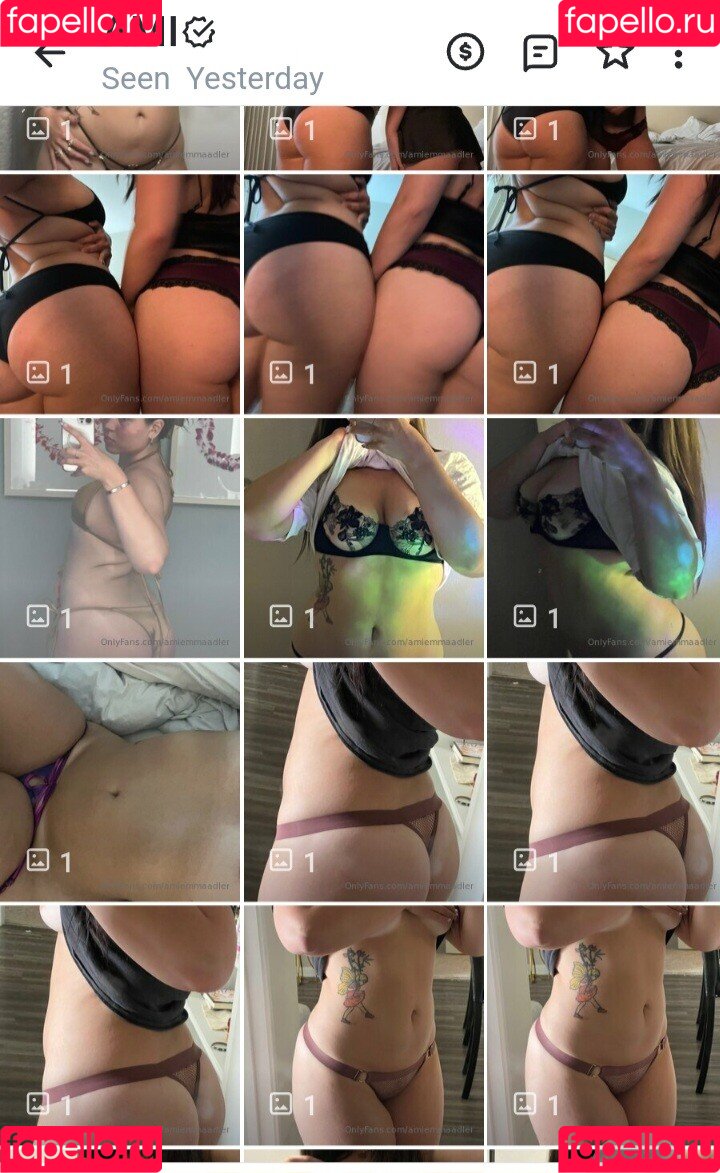 amiemmaadler Onlyfans Photo Gallery 