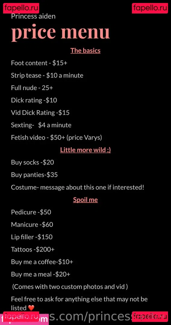 princessaiden Onlyfans Photo Gallery 