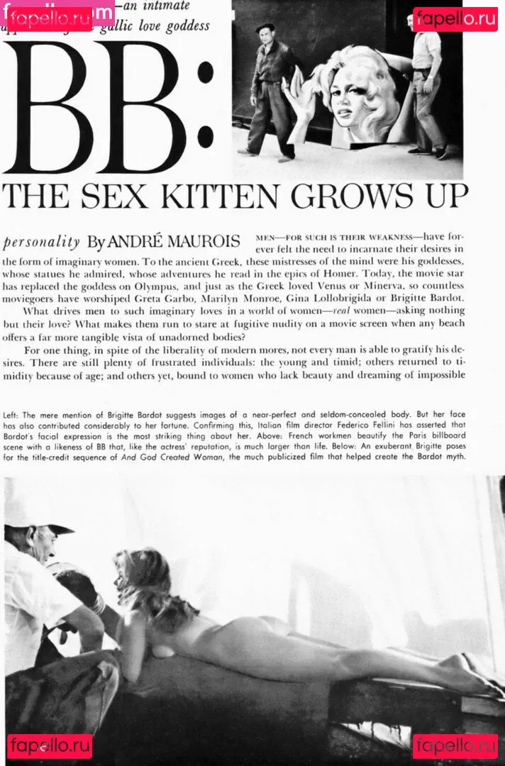 Brigitte Bardot Onlyfans Photo Gallery 