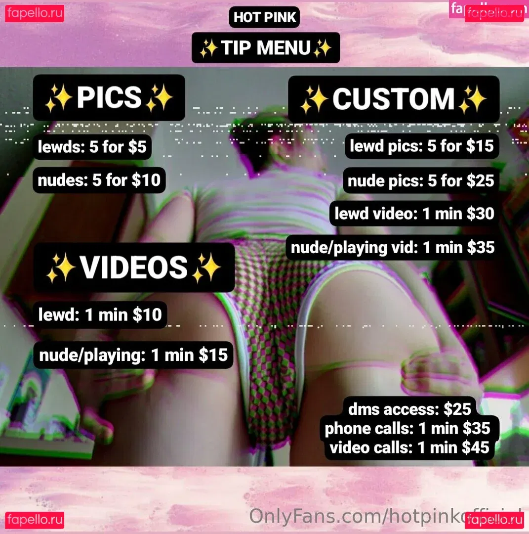 hotpinkofficial Onlyfans Photo Gallery 