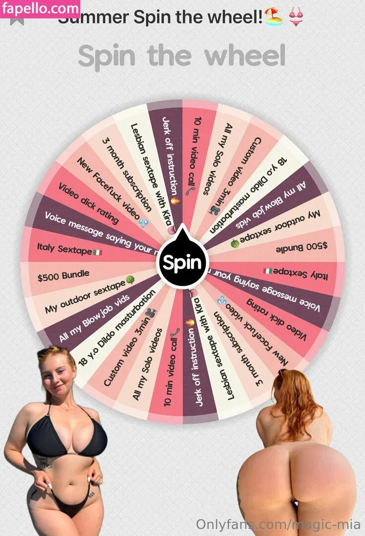 Magic Mia Onlyfans Photo Gallery 