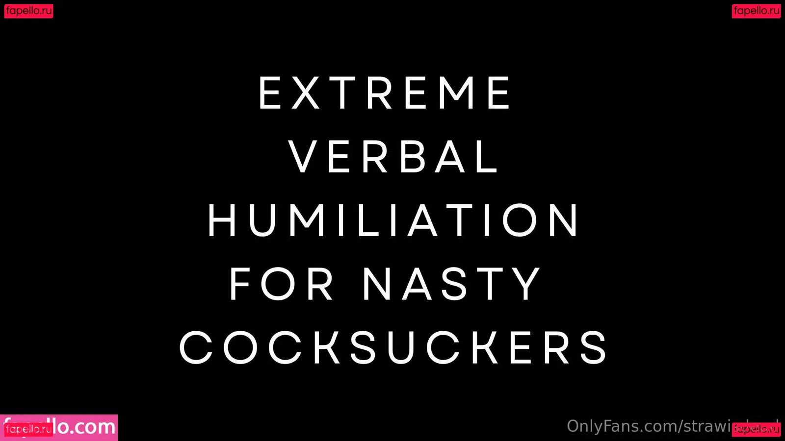 Strawisdead Onlyfans Photo Gallery 